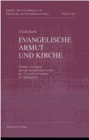 Cover of: Evangelische Armut und Kirche by Ulrich Horst