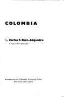 Cover of: Colombia: Foreign trade regimes and economic development (Special Conference series on foreign trade regimes and economic development)