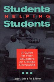 Cover of: Students helping students by Steven C. Ender