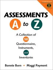 Assessments A to Z by Bonnie E Burn, Bonnie Burn, Maggi Payment