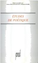 Cover of: Etudes de poétique