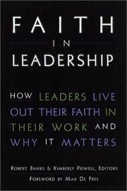 Cover of: Faith in Leadership  | 