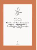 Cover of: Talmudic and Midrashic fragments from the Italian Genizah: reunification of the manuscripts and catalogue