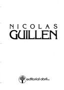 Cover of: Antología poética by Nicolás Guillén, Nicolás Guillén