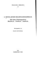 Cover of: Philologica Germanica, vol. 23: 6. P ochlarner Heldenliedgespr ach by 