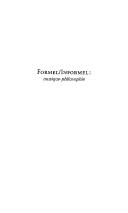 Cover of: Formel, informel: musique-philosophie : textes et entretiens, avec deux articles d'Adorno et de Dahlhaus