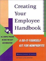 Cover of: Creating Your Employee Handbook  by Leyna Bernstein