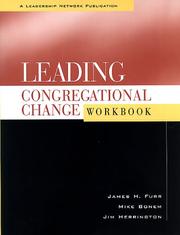 Cover of: Leading congregational change workbook