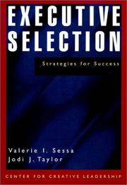 Cover of: Executive Selection: Strategies for Success