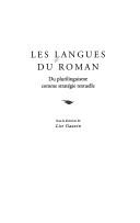 Cover of: Les langues du roman: du plurilinguisme comme stratégie textuelle