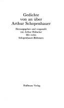 Cover of: Gedichte von an über Arthur Schopenhauer