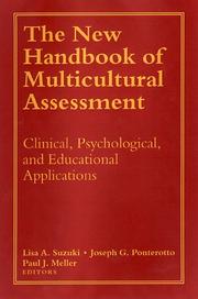 Cover of: Handbook of multicultural assessment by Lisa A. Suzuki, Joseph G. Ponterotto, Paul J. Meller, editors.