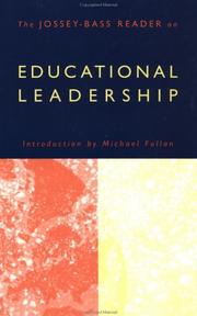 Cover of: The Jossey-Bass reader on educational leadership by Jossey-Bass Inc