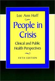 Cover of: People in Crisis by Lee Ann Hoff
