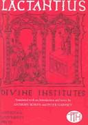 Cover of: Lactantius: Divine institutes