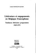 Littérature et engagements en Belgique francophone by Lisbeth Verstraete-Hansen