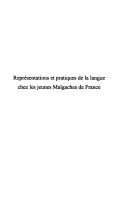 Cover of: Représentations et pratiques de la langue chez les jeunes Malgaches de France
