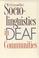 Cover of: Sociolinguistics in Deaf Communities (Gallaudet Sociolinguistics)