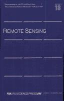 Cover of: Remote Sensing: Proceedings of the 27th International Geological Congress -- Invited Papers