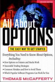 Cover of: All about options | Thomas McCafferty
