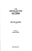 Cover of: The uncollected Acorn: poems 1950-1986.