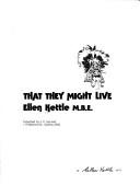 Cover of: That they might live