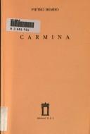 Carmina by Pietro Bembo