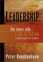 Cover of: Leadership by Peter Koestenbaum