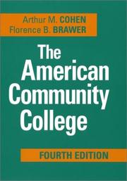 Cover of: The American community college by Arthur M. Cohen