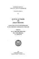 Dutch authors on Asian history by M. A. P. Meilink-Roelofsz
