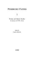 Cover of: Persian and Islamic studies: in honour of P.W. Avery