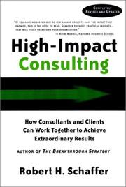 Cover of: High-Impact Consulting by Robert H. Schaffer