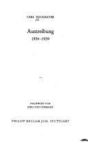 Cover of: Austreibung 1934-1939