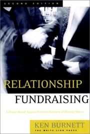 Cover of: Relationship Fundraising: A Donor Based Approach to the Business of Raising Money