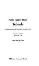Cover of: Tebaide by Publius Papinius Statius