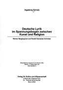 Cover of: Deutsche Lyrik im Spannungsbogen zwischen Kunst und Religion: Werner Bergengruen und Rudolf Alexander Schr oder
