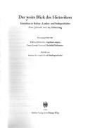 Cover of: Der weite Blick des Historikers: Einsichten in Kultur-, Landes- und Stadtgeschichte : Peter Johanek zum 65. Geburtstag