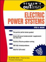 Cover of: Schaum's Outline of Electrical Power Systems by Syed A Nasar