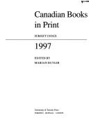 Cover of: Canadian Books in Print 1997: Subject Index (Canadian Books in Print Subject Index)