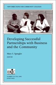 Cover of: Developing Successful Partnerships With Business and the Community | Mary S. Spangler