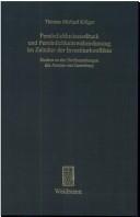 Persönlichkeitsausdruck und Persönlichkeitswahrnehmung im Zeitalter der Investiturkonflikte by Thomas Michael Krüger