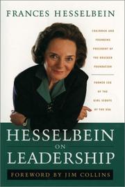 Cover of: Hesselbein on Leadership (J-B Leader to Leader Institute/PF Drucker Foundation)