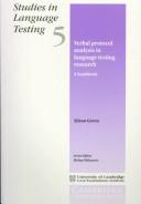 Cover of: Using Verbal Protocols in Language Testing Research: A Handbook by Alison Green