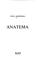 Cover of: Anatema