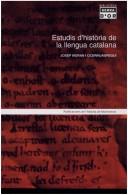 Cover of: Estudis d'història de la llengua catalana by Josep Moran i Ocerinjauregui