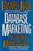 Cover of: Database marketing