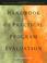 Cover of: Handbook of Practical Program Evaluation (Jossey Bass Nonprofit & Public Management Series)