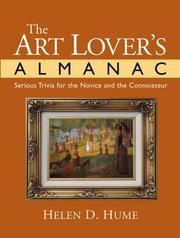 Cover of: The Art Lover's Almanac : Serious Trivia for the Novice and the Connoisseur