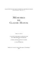 Cover of: Mémoires de Claude Haton by Claude Haton