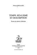 Cover of: Temps, réalisme et description by Morten Nøjgaard